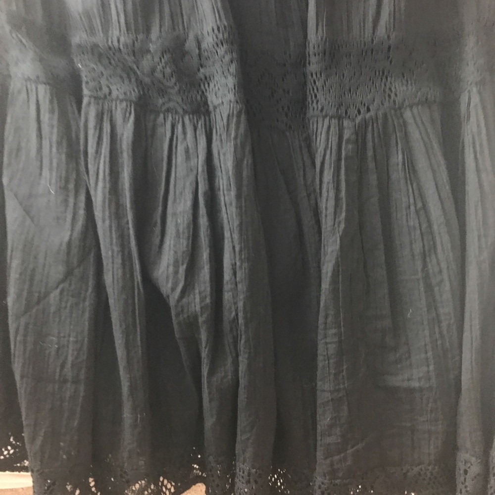 Witchy Black Maxi Skirt for Women - Picture 7 of 9